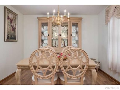 Dining Room Formal dining room, looking in from fo