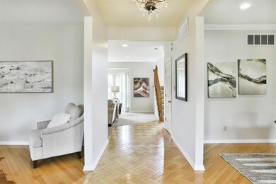 Grand entrance with hardwood flooring!