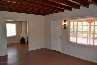 Living room looking into the dining room