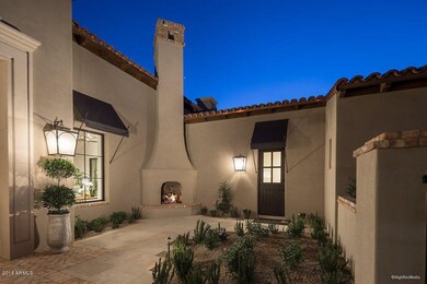 Front entry courtyard