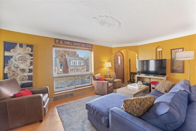 Hardwood flooring throughout main level and 2 inch window blinds are added bonuses with this home.