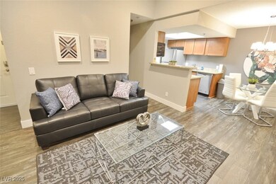 Living room featuring light wood finished floors,