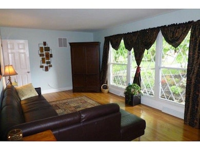 Bright front living room