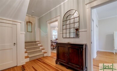 Wide hallway.