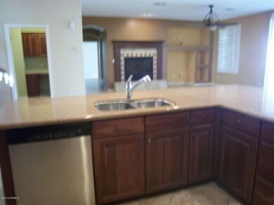 Kitchen to family room