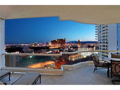 Other. View of the city and strip from outside on