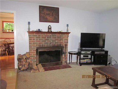Living Room. Woodburning fireplace