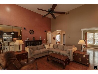 A quiet setting hidden in an open floor plan.