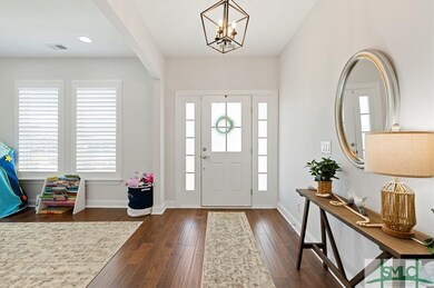 Beautiful hardwood floors and plantation shutters