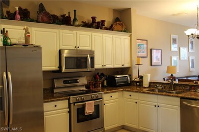 Plenty of cabinet space in this large kitchen!