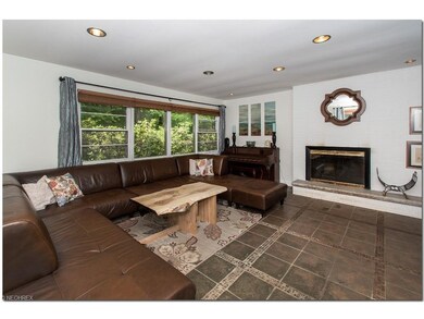 Spacious Living Room with Ceramic Tile Heated Floo