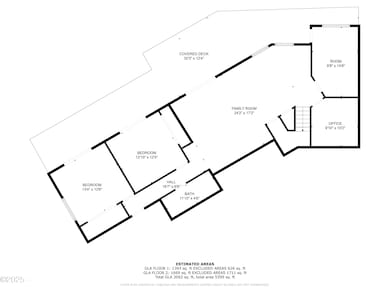 Down stairs floor plan