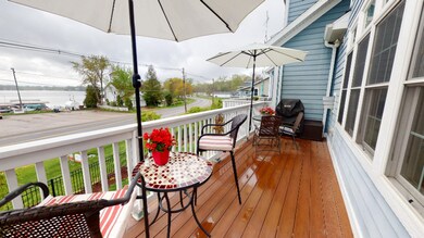 Lakeside deck