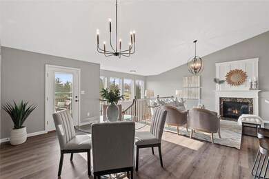 The atrium windows fill the main living area with 