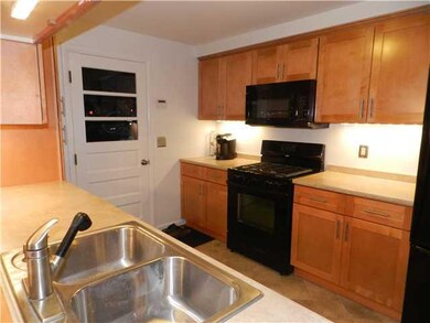 Kitchen. Close up view of the kitchen cabinets wit