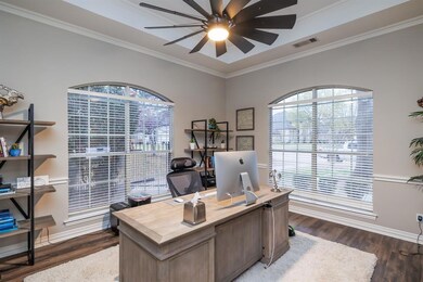 Office located towards the front of the home