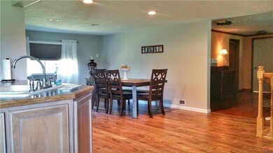 Formal Dining room open to Kitchen and family room