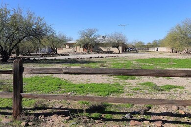 Front from split rail fence