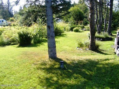 Landscaped lawn