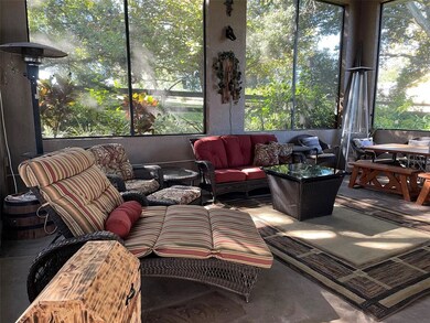 Outdoor lanai guest house