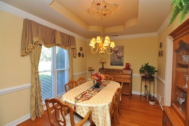 The formal dining room offers the perfect setting 