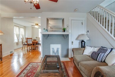 ~Open floor plan with light streaming through exte
