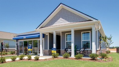 View of front of property featuring covered porch 