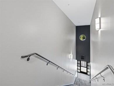 View of center staircase