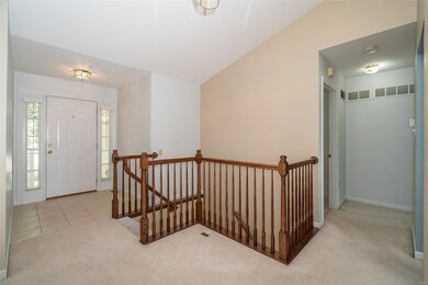 The spacious foyer has a perfect location for seas