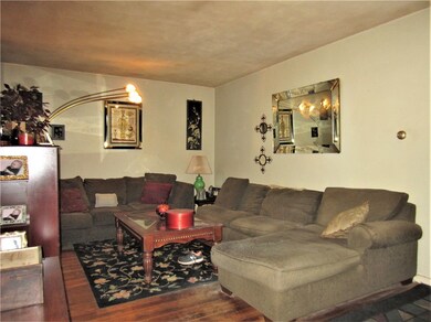 Nice Size Living Room with Hardwood Floors