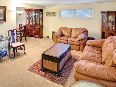 Living and dining rooms.