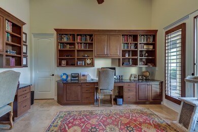 Office With Custom Built-Ins