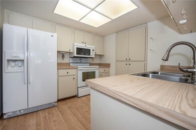 Functional kitchen with lots of cabinet space