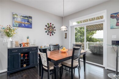 Dining area with a view!  Leads right out to your
