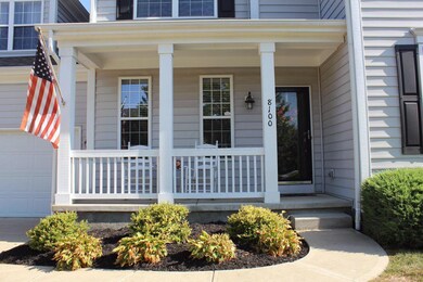 Long stretch of front porch