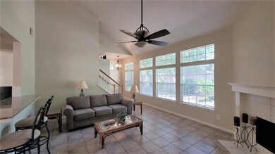 Another view of living room towards the front door