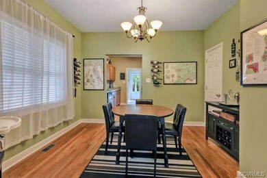 Formal Dining Room with hardwood floors