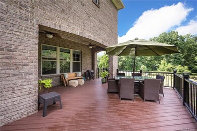 Deck off kitchen and great room.