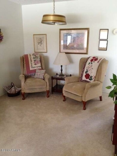 Dining room is being used as sitting are