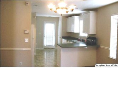 great open floor plan -- with lots of cabinets and