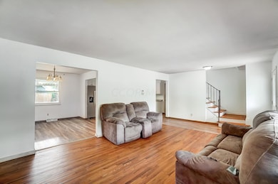 Living room with dining