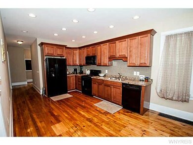 Kitchen Quiet close cherry cabinets