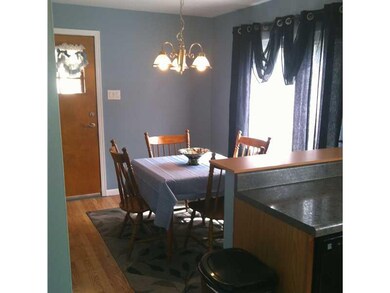 Kitchen. Spacious eating area, walk right out to t
