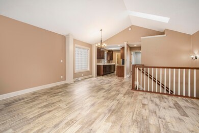 Living Room, Dining & Kitchen