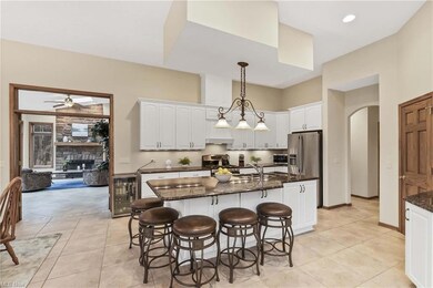 Dream kitchen with refinished cabinets and granite
