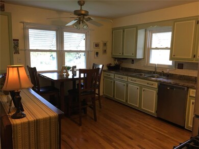 Large Eat-in Kitchen with Hardwood Floors,