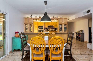 Dining View to Kitchen