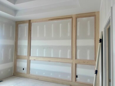 Master bed decor wall