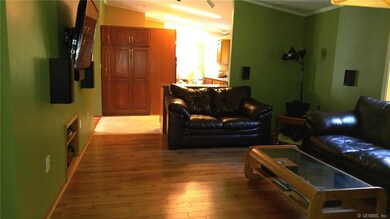 View from the family room to the kitchen.  Plenty 