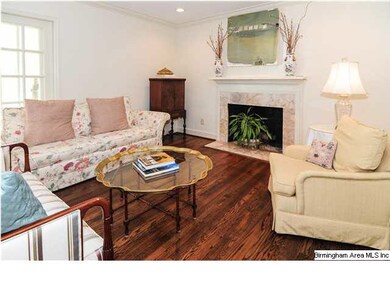Fireplace with marble surround